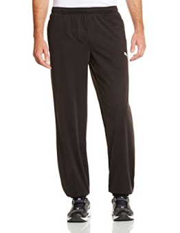 PUMA Herren Hose Spirit Pants, Black-White, M, 653636 03 - 1